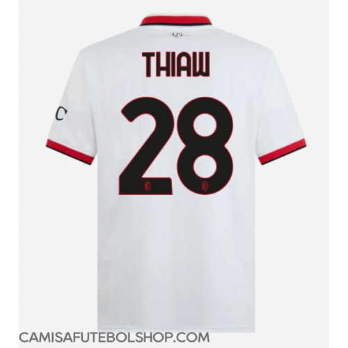 Camisa de time de futebol AC Milan Malick Thiaw #28 Replicas 2º Equipamento 2024-25 Manga Curta